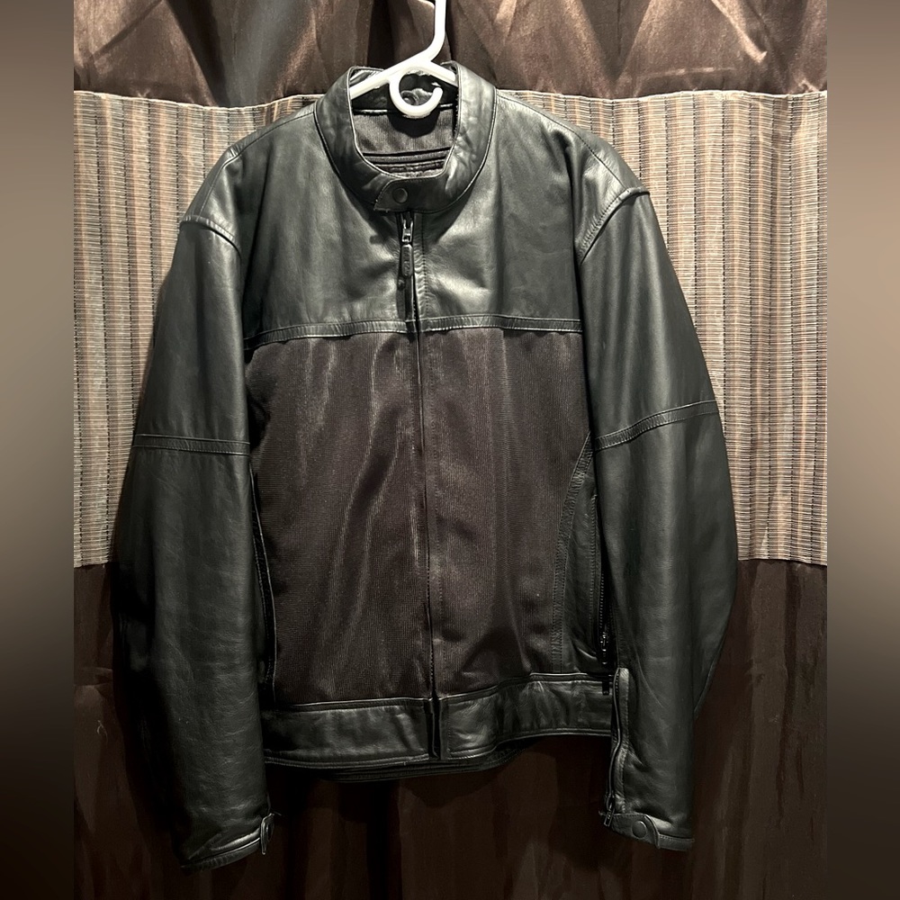 River Road Motorcycle Jacket Size 48 Leather